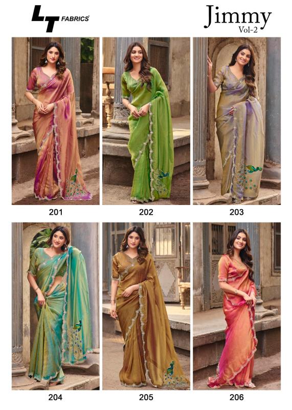 Lt fashion jimmy vol-2 saree wholesale